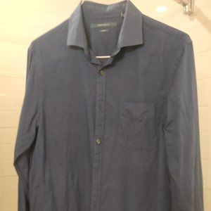 Perry Ellis Men's Shirt - L Slim Fit